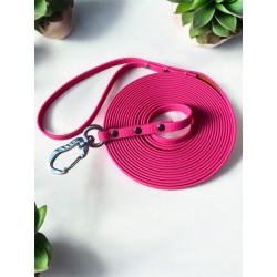 Smycz Hexa 10mm różowy neon